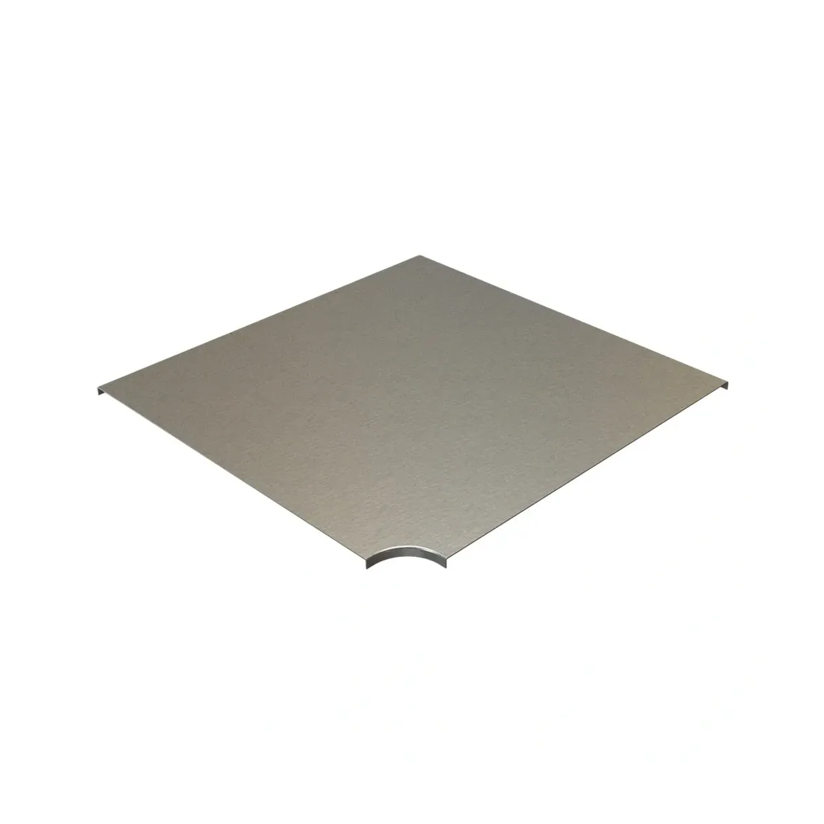 UKS Degree Horizontal Bend Cover 15x500x1.5mm Pre-Galvanized