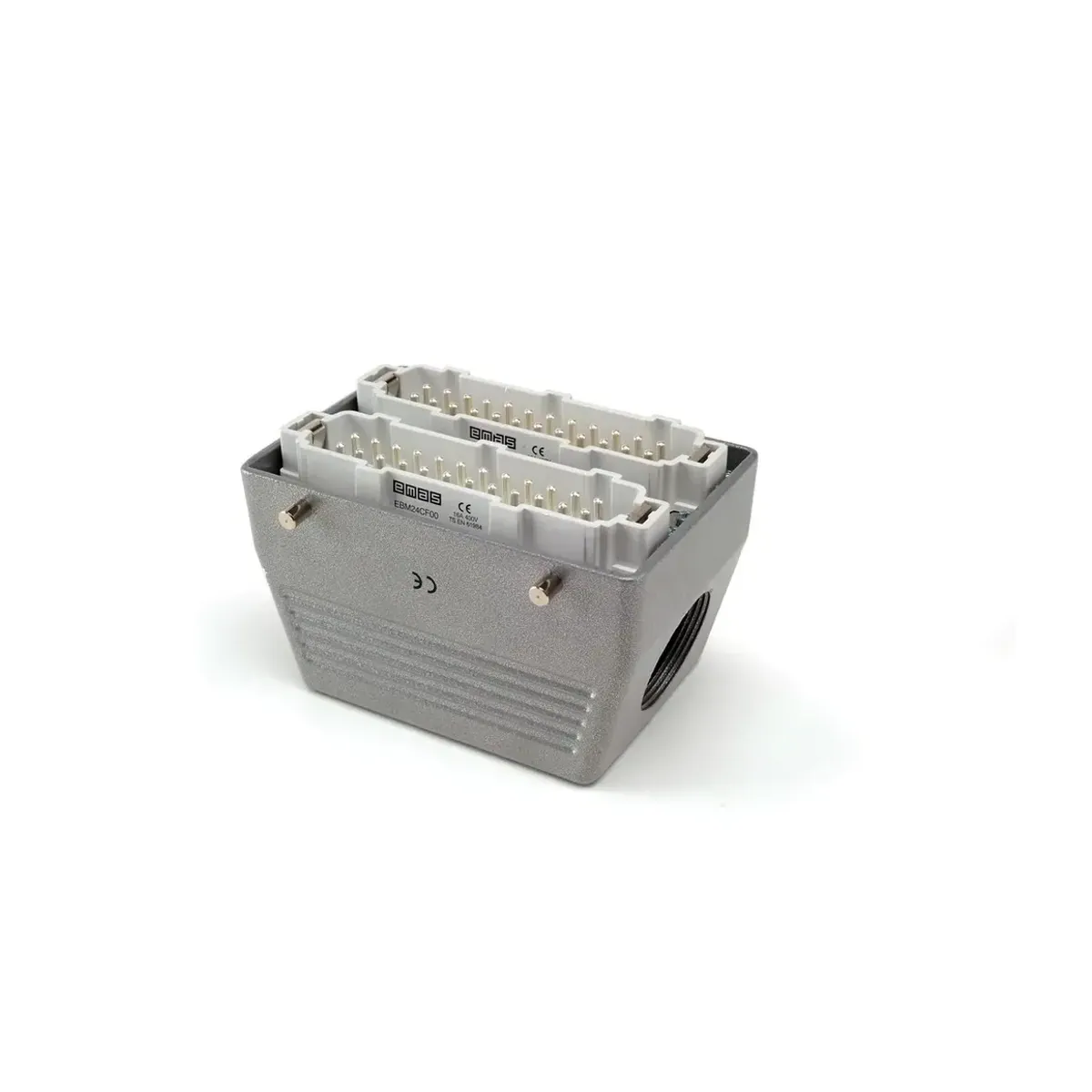 Emas Metal 48 Contact Extension Type Plug 16A Side Entry Multi-Contact EBM48FU10