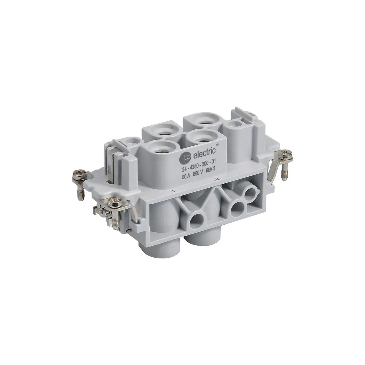 TP Elektrik 24-4080-200-01 4/0x80A Multi-Contact Socket Insert - Screw Connection, IP 65