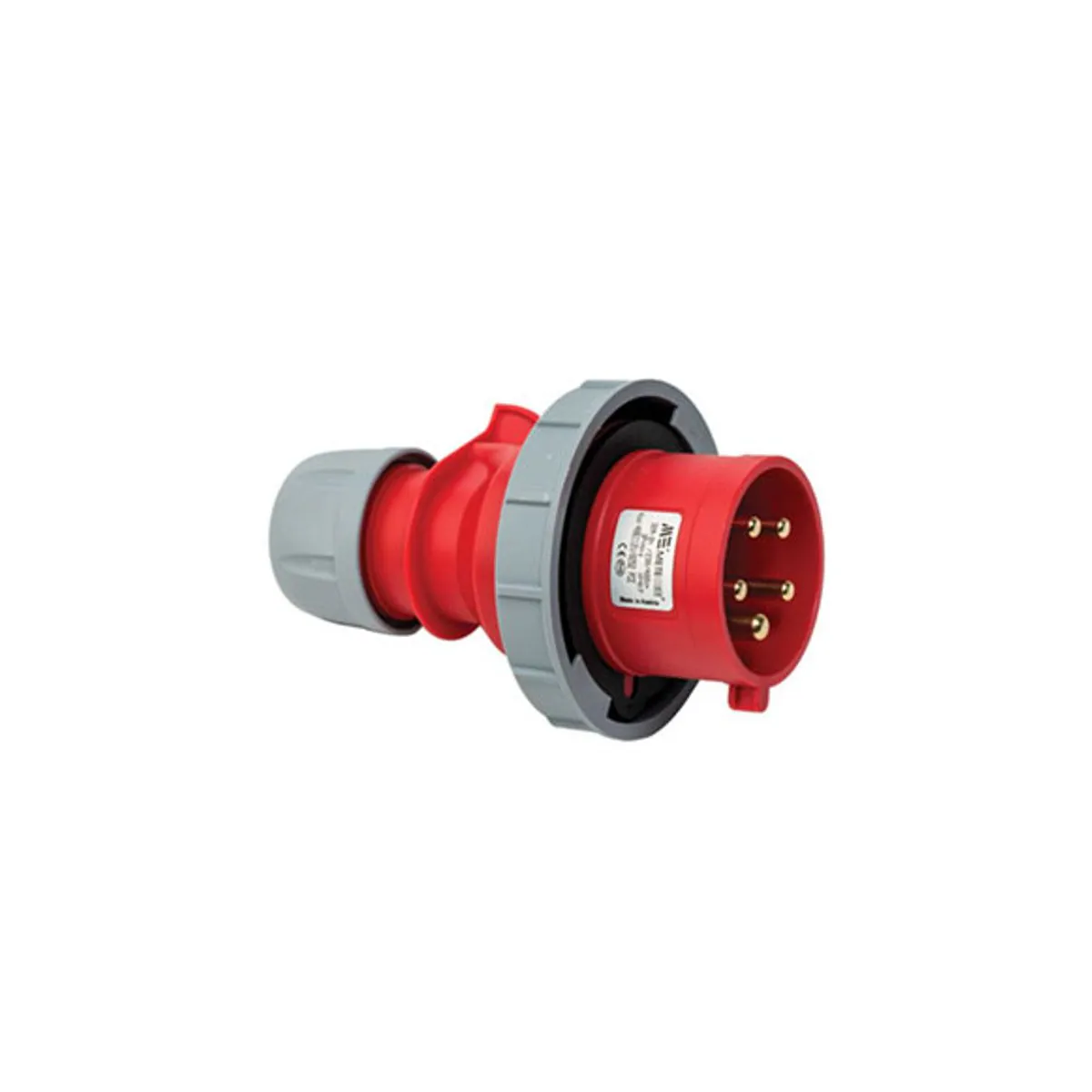 PCE 406112V 5x32A Straight Plug IP67 Screw Connection