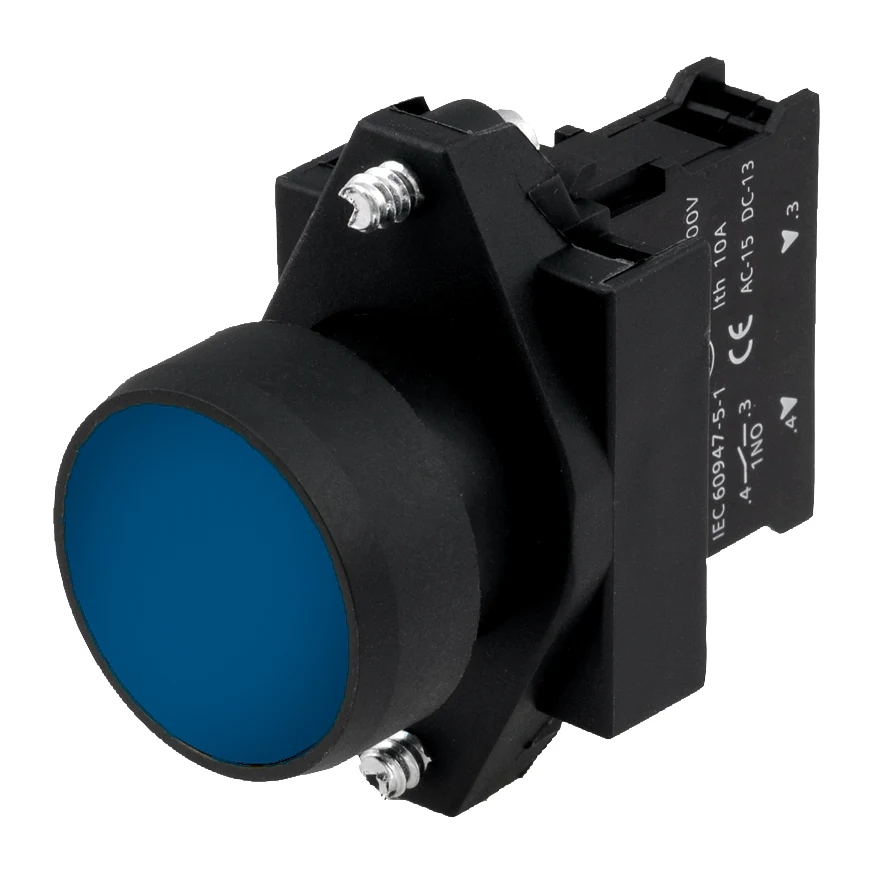 Siemens 3SB6110-0AB50-1BA0 Control Push Button Blue 1NO