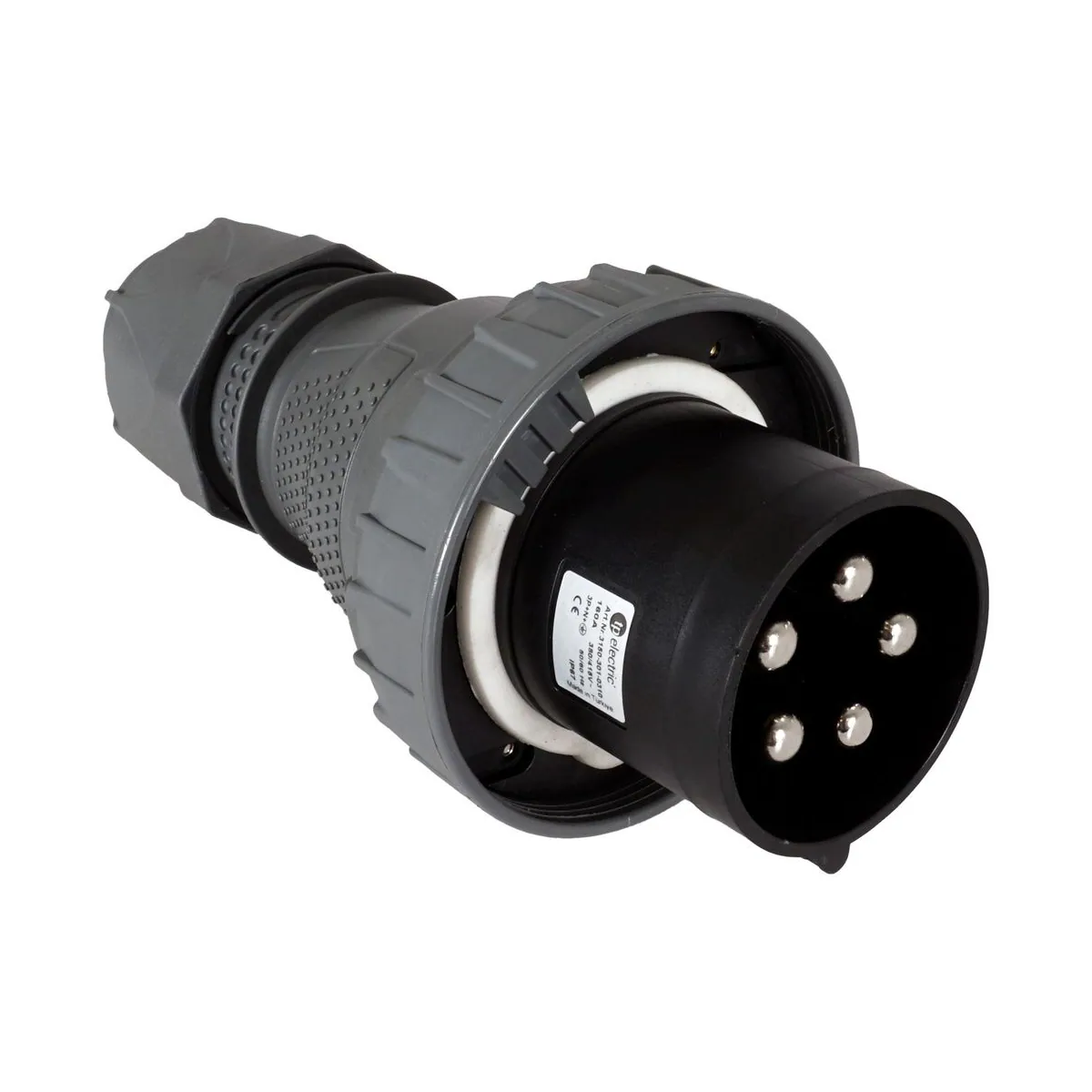 TP Elektrik 3150-301-0310 5x160A Alpha Straight Plug, IP 67