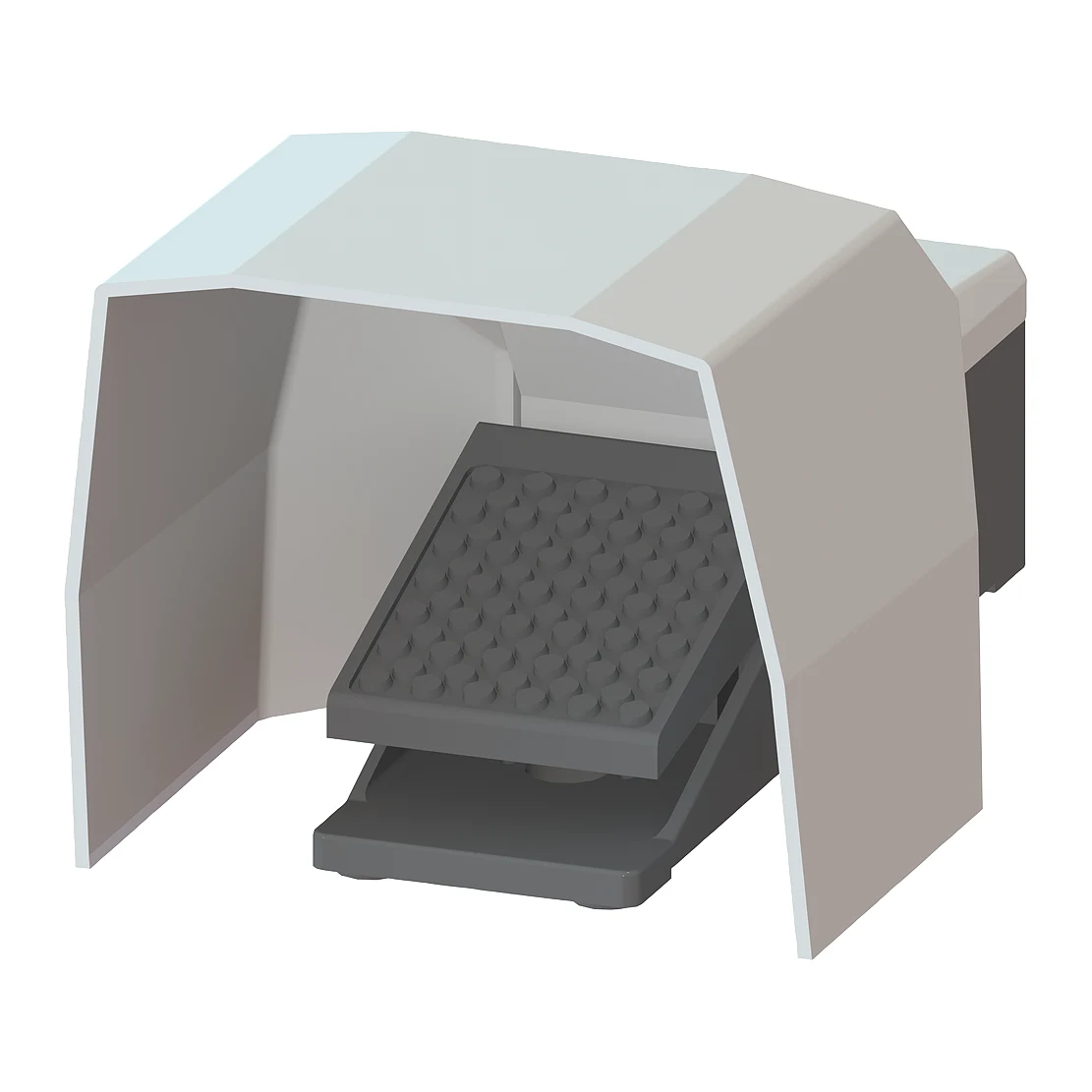 Siemens 3SE2903-1AA20 Control Push Button Metal Guarded, Single Foot Pedal (2NO + 2NC)