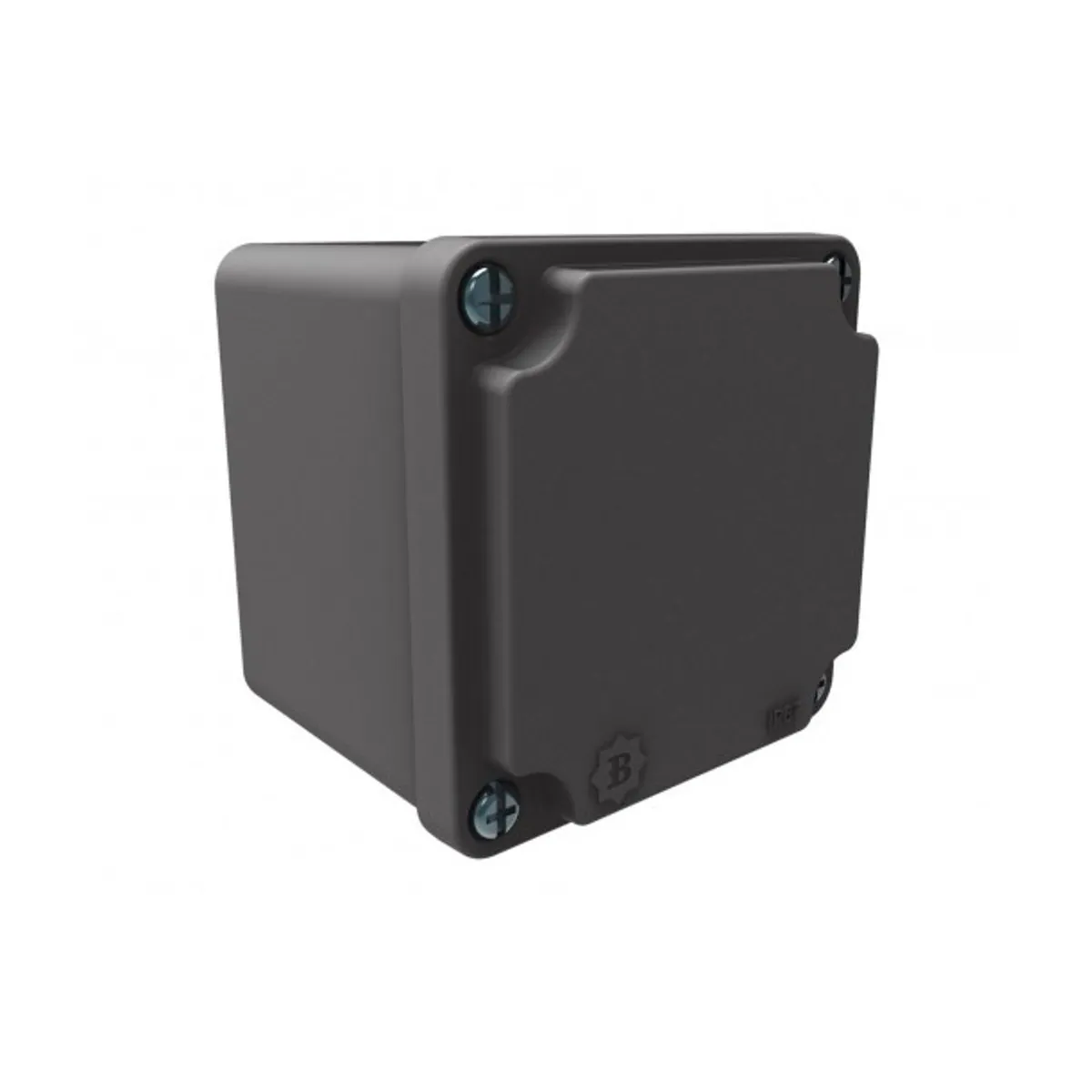 Bemis EXBB3-2131-0097 ATEX Ex-Proof Alüminyum Buat Alüminyum Kapak IP67 80x80x73 mm Füme