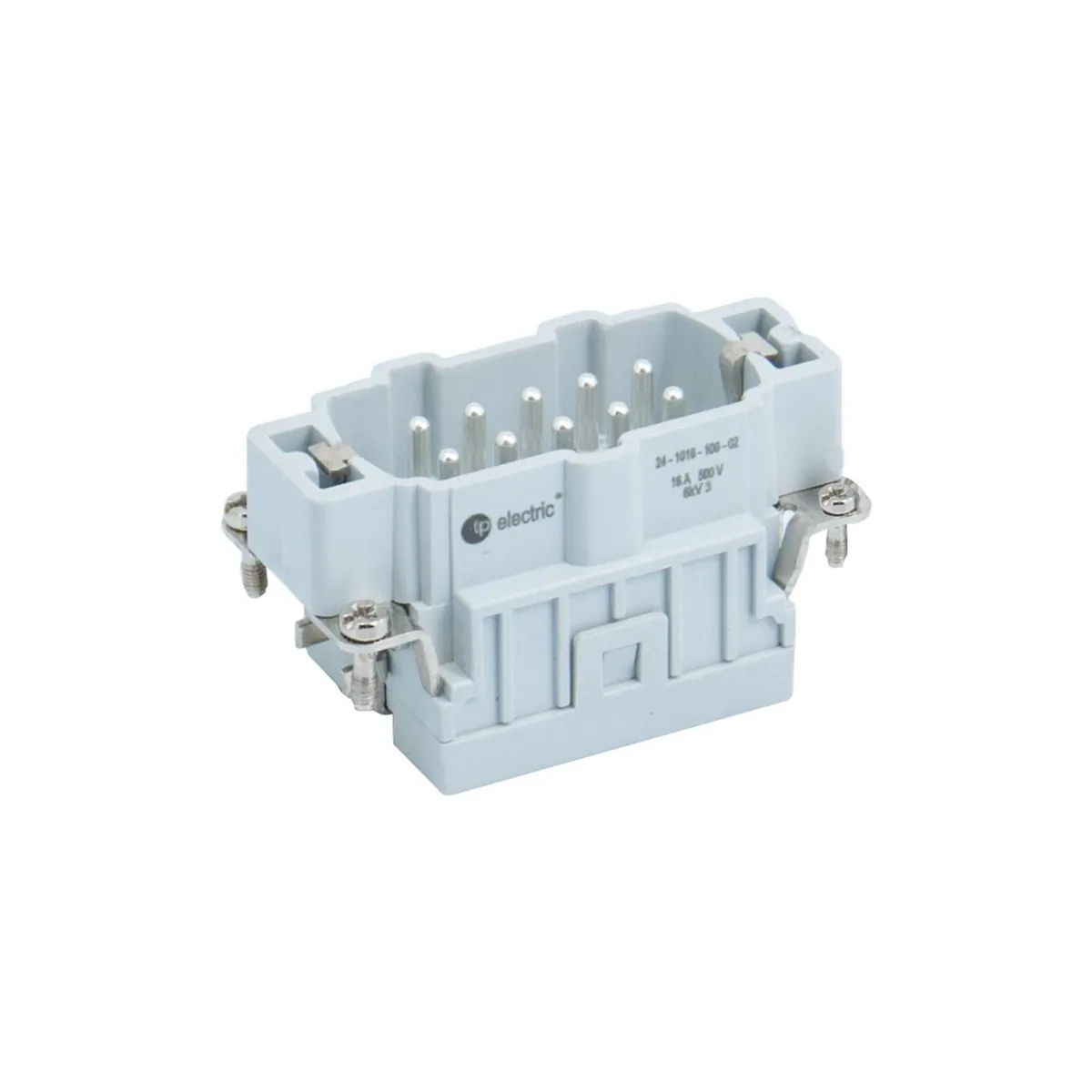TP Elektrik 24-1016-100-02 10x16A Multi-Contact Plug Insert - Spring Connection (1-10), IP 65