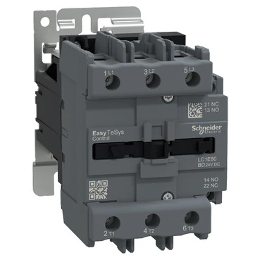 Schneider Electric LC1E80BD Easy TeSys Control 3P 80A 1NO+1NC