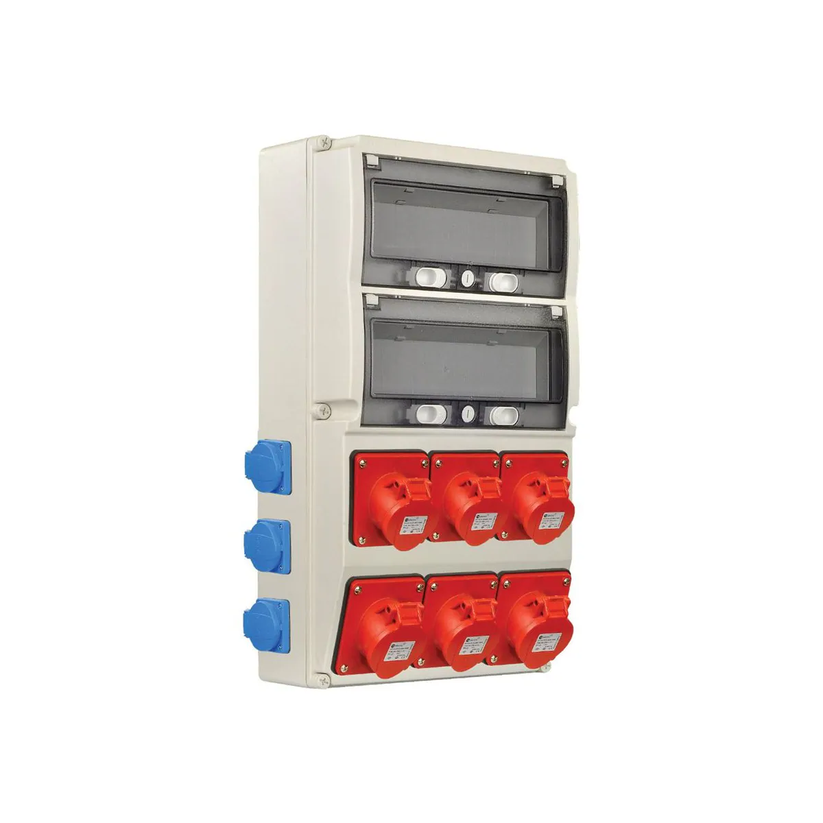 TP Elektrik 3321-006-0276 300x540 Socket-Mounted Combination Box, with 4x32A Socket