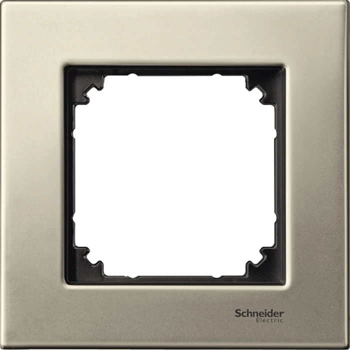 Schneider Electric MTN403105 Tekli çerçeve, M-Elegance Glass, Titanyum