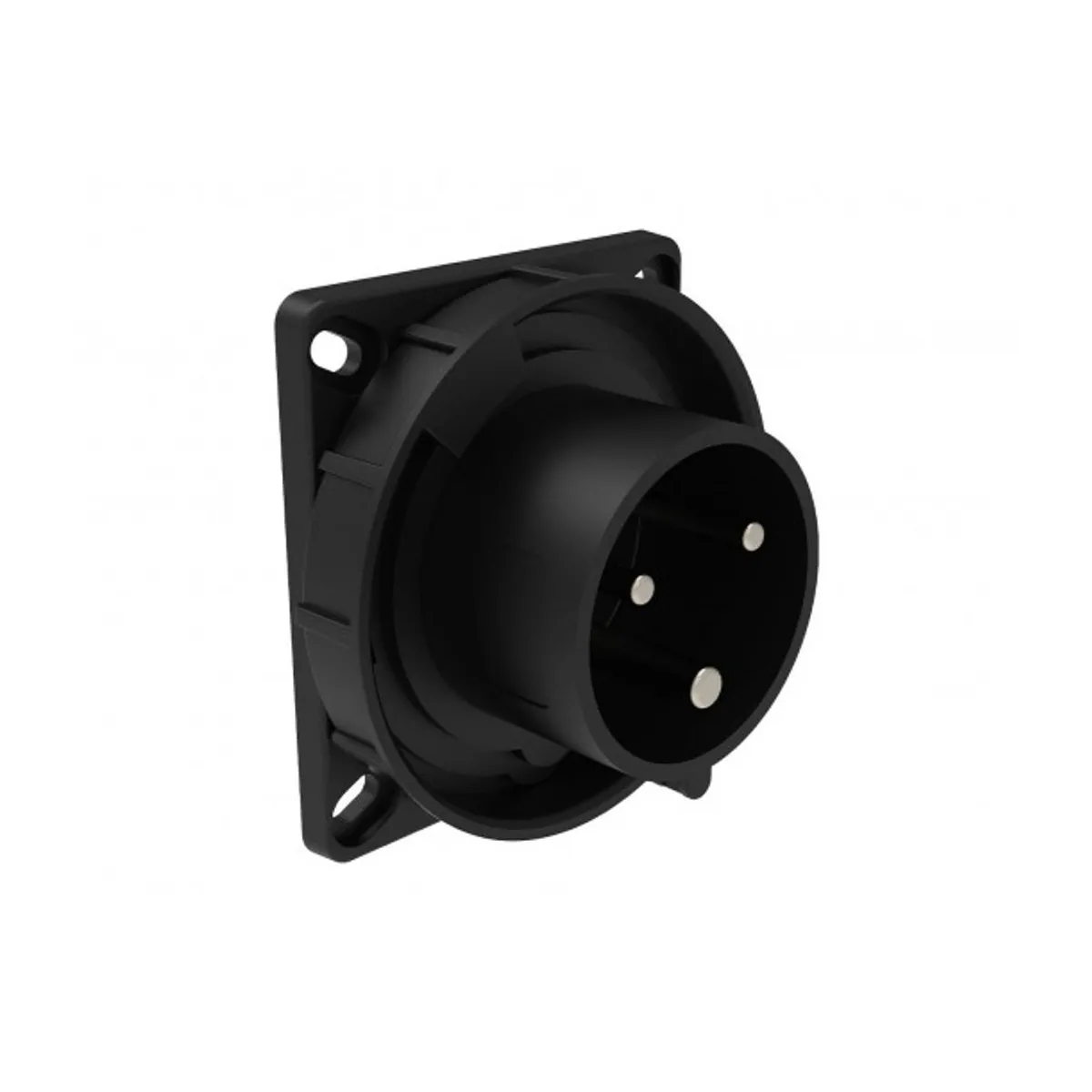 Bemis BCS-1403-7114 CEE Makine Fişi 16 A 2P+E IP67 Siyah