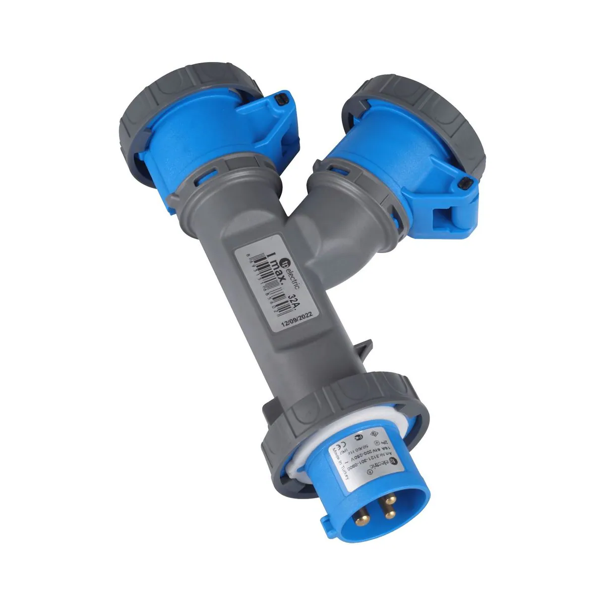 TP Elektrik 3125-512-0900 CEE Multi 2Y Socket 2x(3X32A) Socket 3x32A Plug IP67