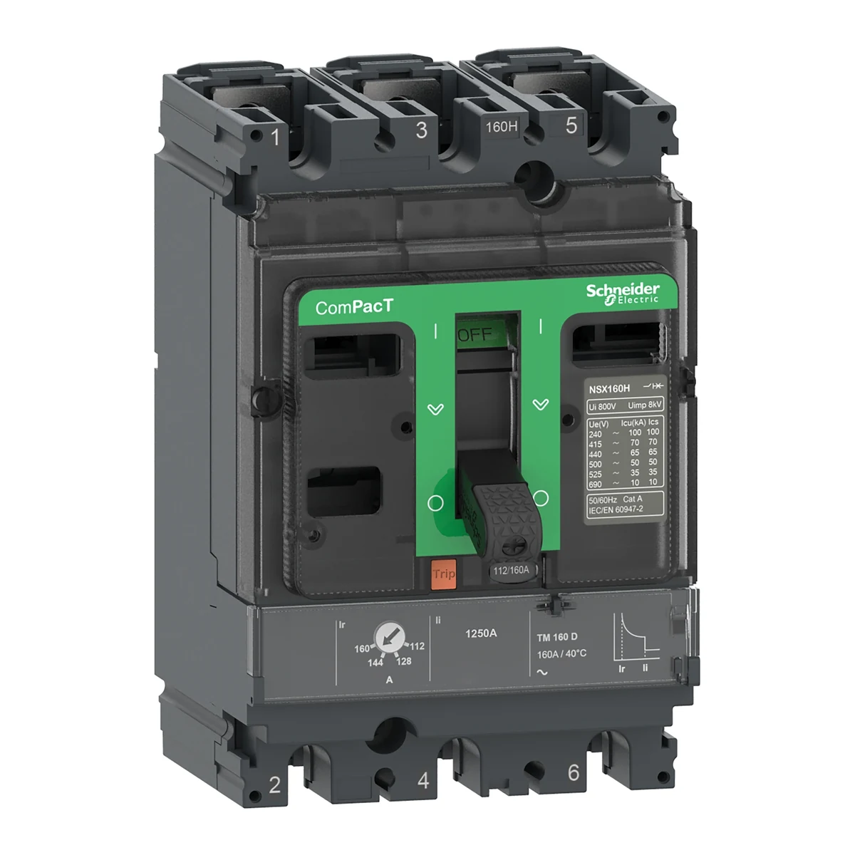 Schneider Electric C10V3TM040 NSX100 HB1 TM 40D 75kA 690V 3P — temsili üretici aile görseli