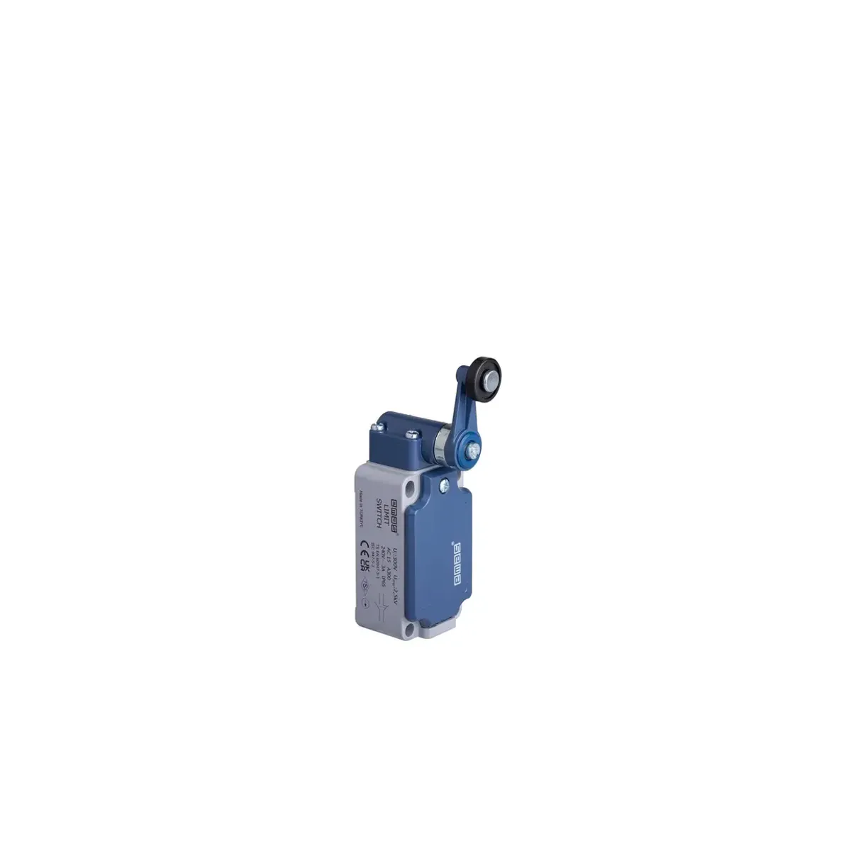 Emas L52 Metal Housing 18 mm Plastic Lever Roller Snap-Action 1NO+1NC Limit Switch L52K13MEP121