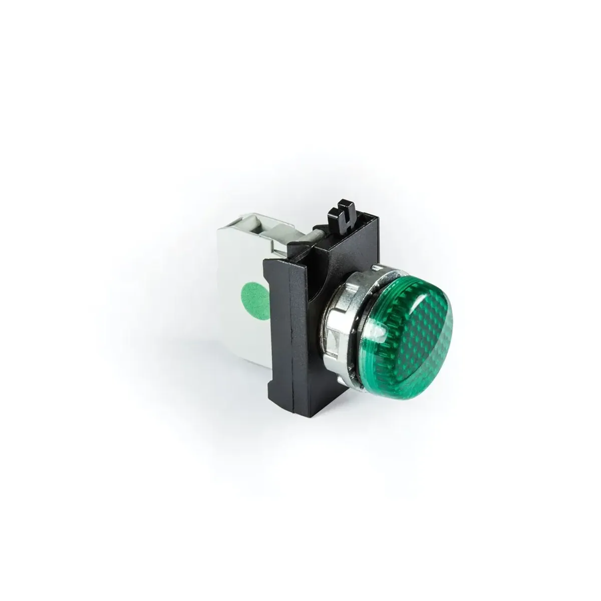 Emas CM Series Metal Contact Block LED Green 100-230V AC 22mm Pilot Light IP65