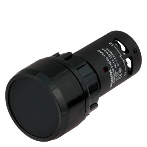 Siemens 3SB6210-0AB10-1CA0 Control Push Button Black 1NC