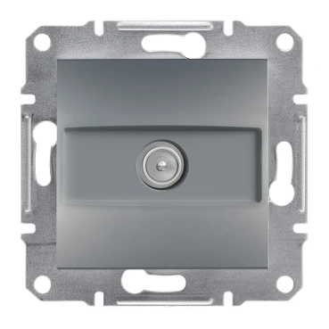 Schneider Electric EPH3200162 Asfora Tekli TV PrizI SONLU 1dB Çelik