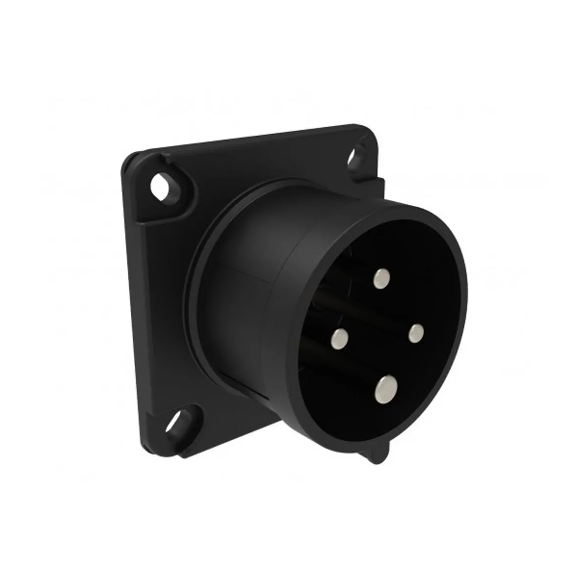 Bemis BCS-1504-2114 CEE Makine Fişi 16 A 3P+E IP44 Siyah