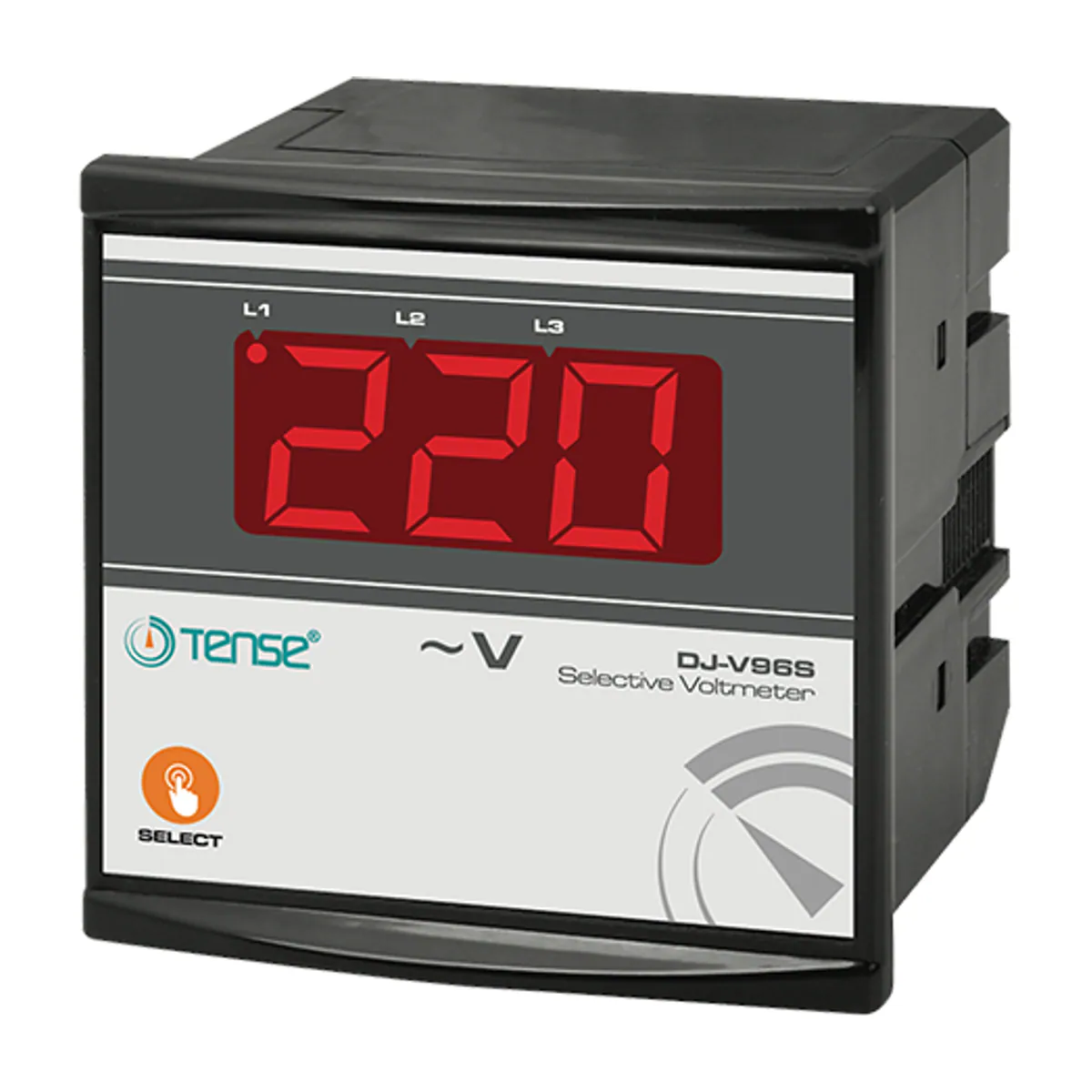 Tense DJ-V96S Digital Voltmeter, 96 x 96 mm