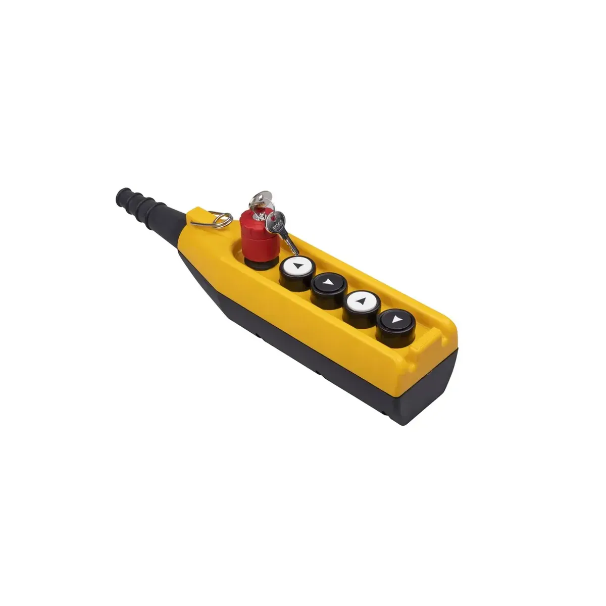 Emas PV Series 5-Hole Single-Speed 1NC Emergency Stop Twist-Release Keyed Crane Control Box PV5A30B22
