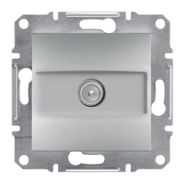 Schneider Electric EPH3200161 Asfora Single TV Socket Terminating 1dB Aluminum