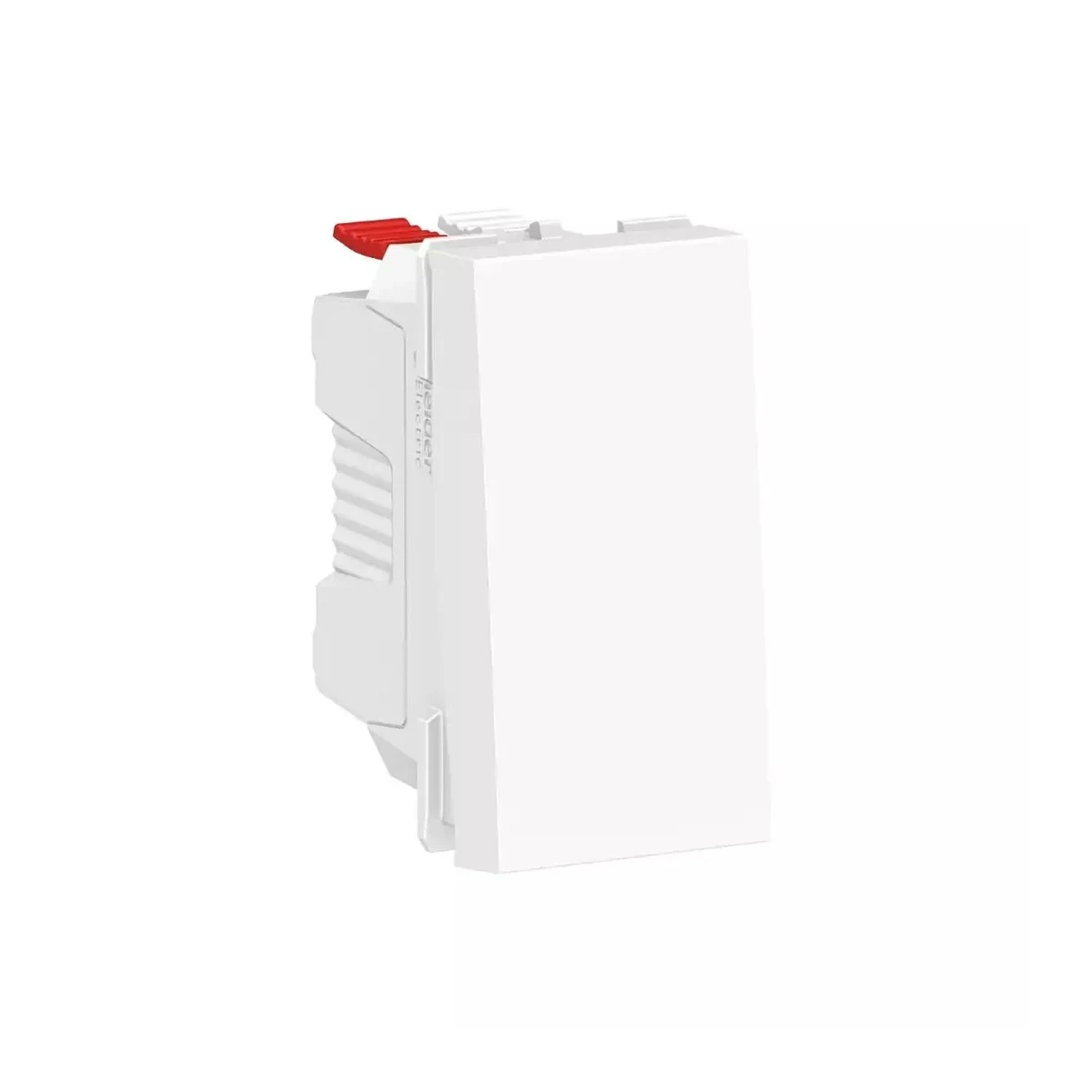 Schneider Electric NU310618 Yeni Unica, Push Button 1 module, White