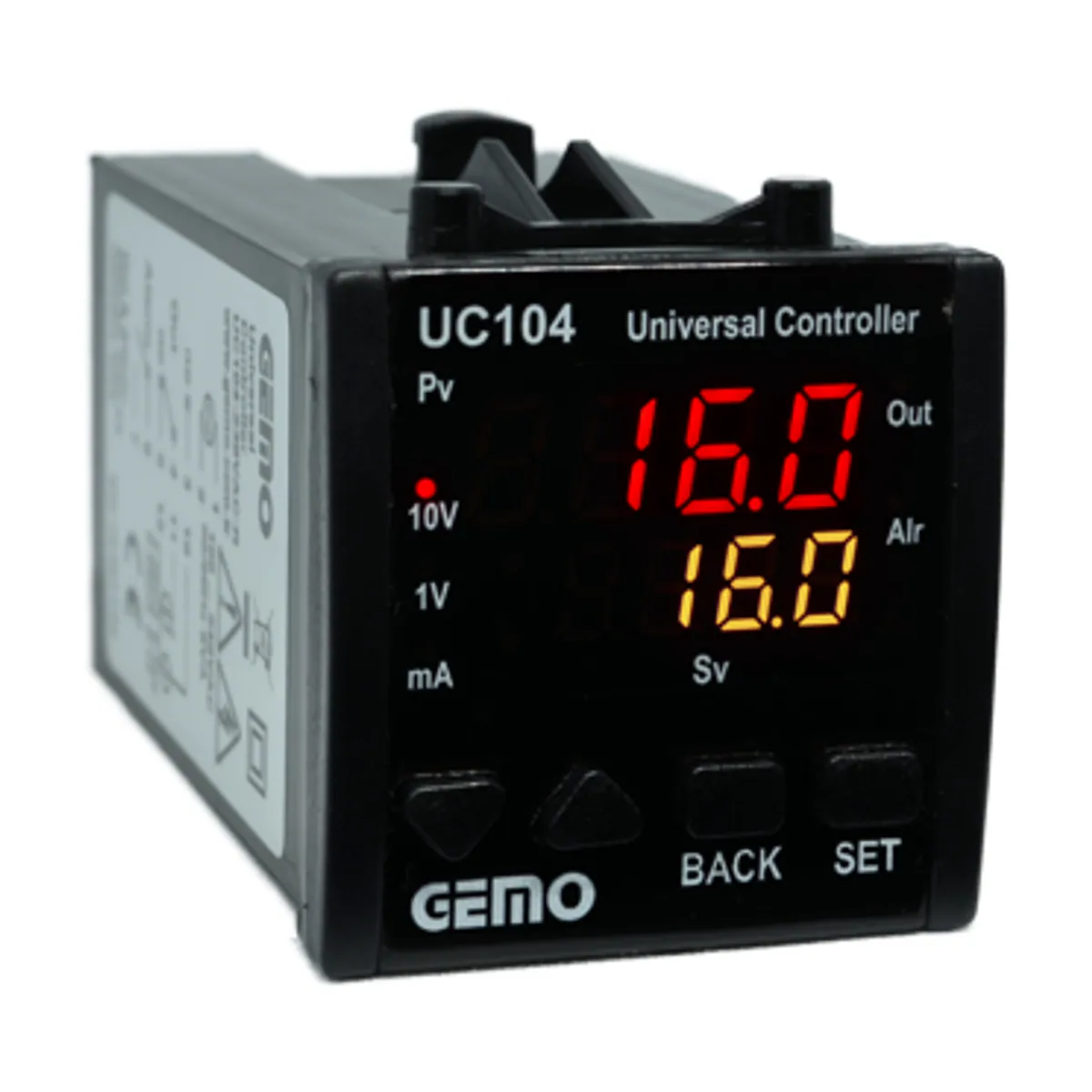 GEMO UC104-230VAC-S Universal Controller, 48x48 mm, 100..240 Vac, SSR Output