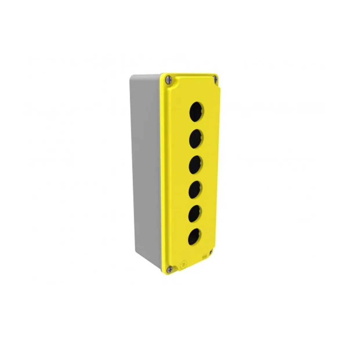 Bemis BT4-4001-0017 Alüminyum 6’lı Buton Kutusu IP67 80x230x73 Sarı