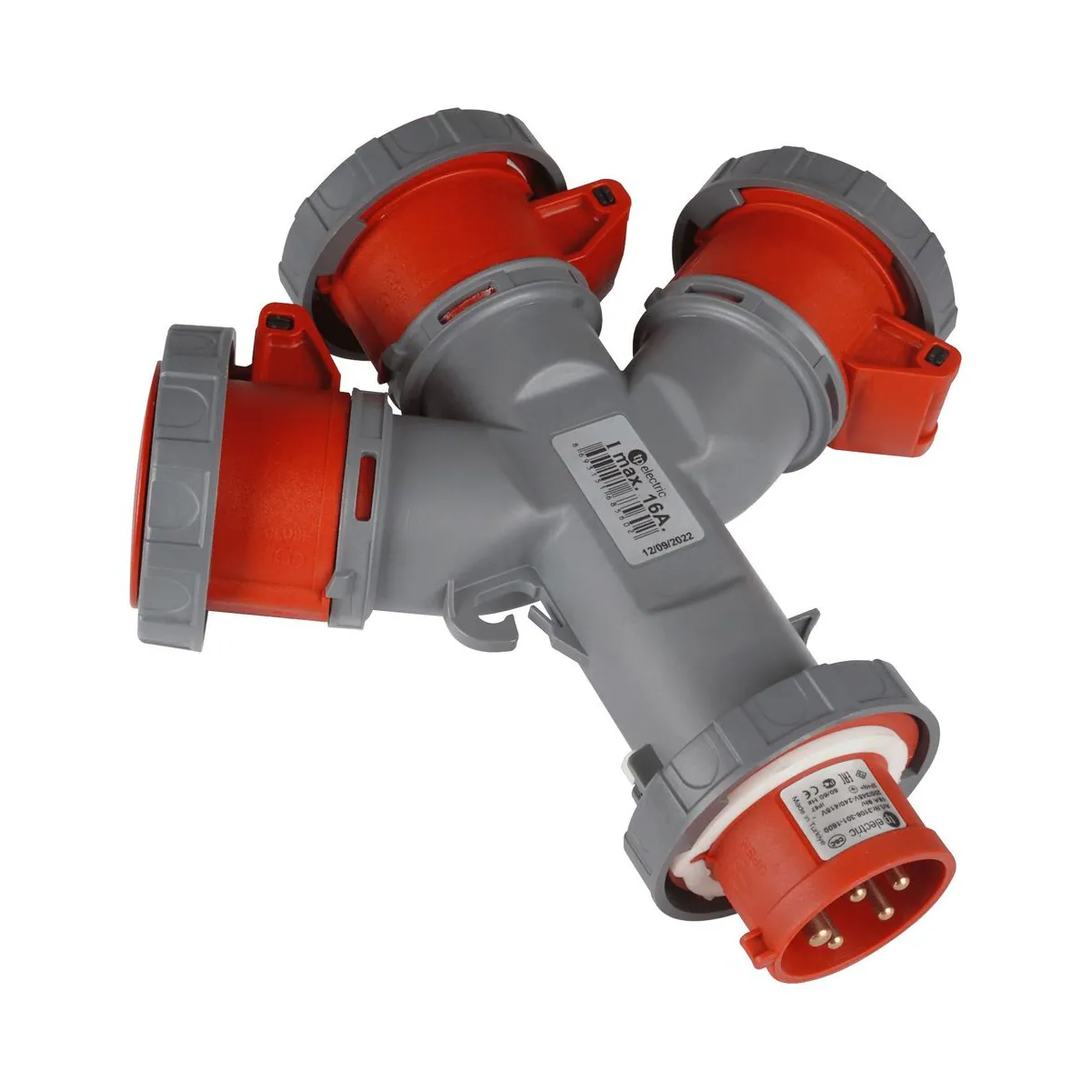 TP Elektrik 3106-513-1600 CEE Çoklu 3Y Priz 3x(5X16A)Priz 5X16A FİŞ IP67