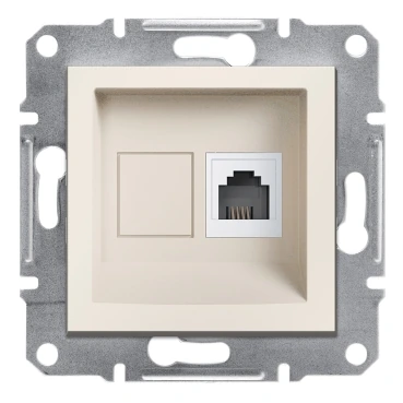 Schneider Electric EPH4170123 Asfora 1*RJ11 - 4-Contact, Frameless
