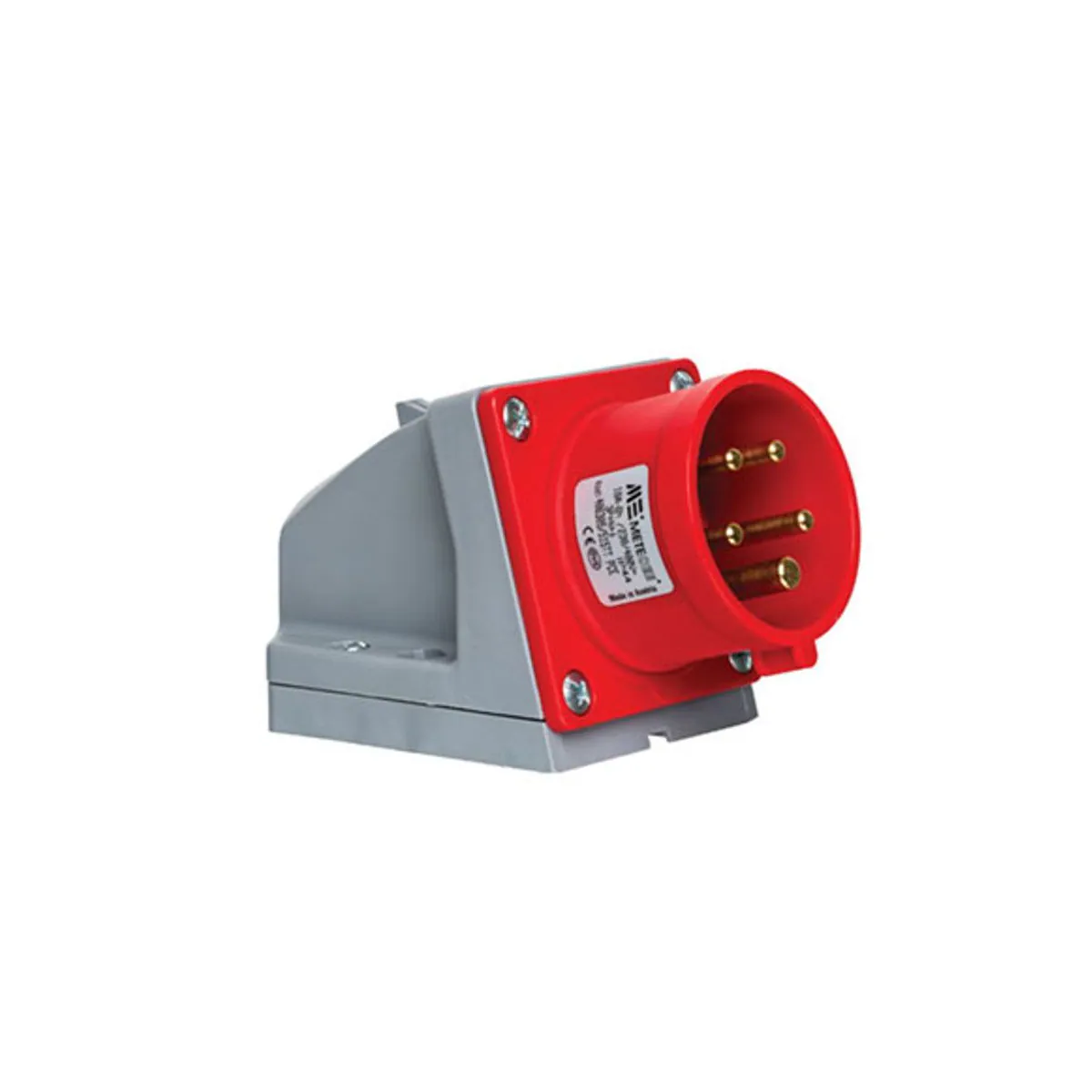 PCE 406305 5x16A Wall Plug Angled Housing IP44