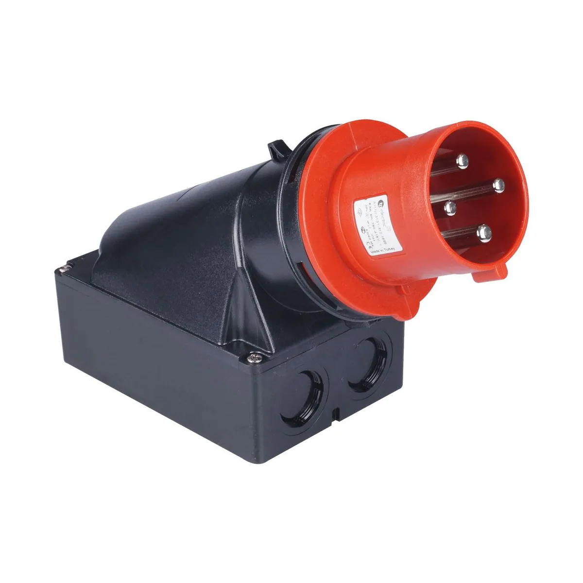 TP Elektrik 3131-312-1699 CEE 4x63A Wall Plug (GT), IP 44, 6h