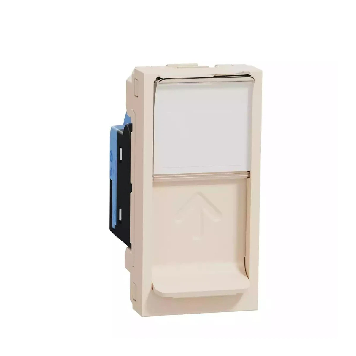 Schneider Electric NU341444 Yeni Unica, RJ45 Cat6 UTP Data Socket 1 module, Cream