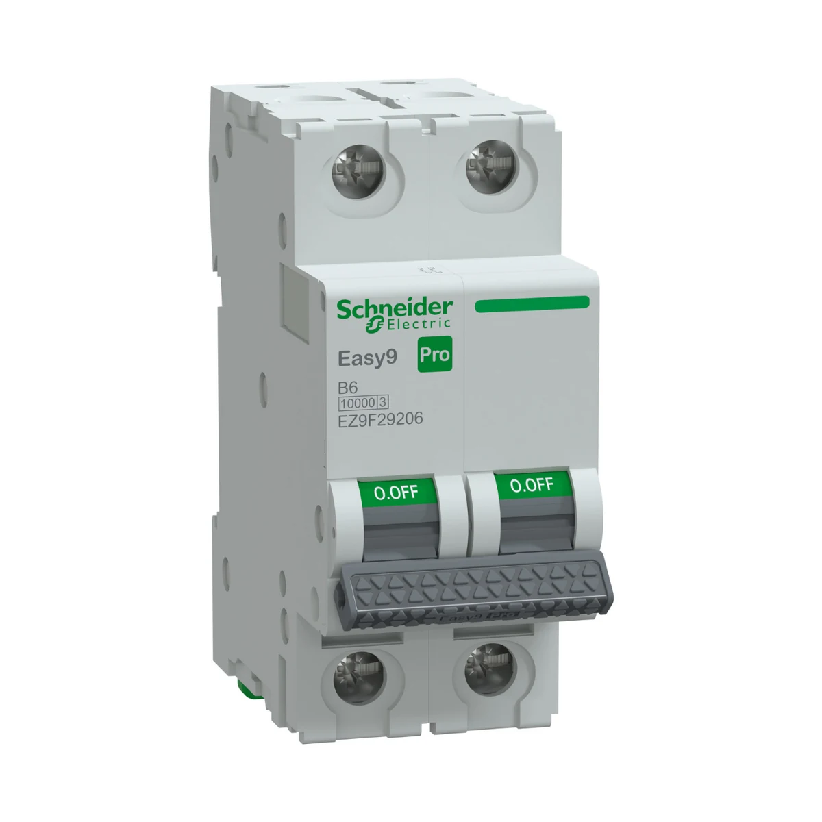 Schneider Electric EZ9F29206 Pro MCB 2P B Curve 6A 10 kA