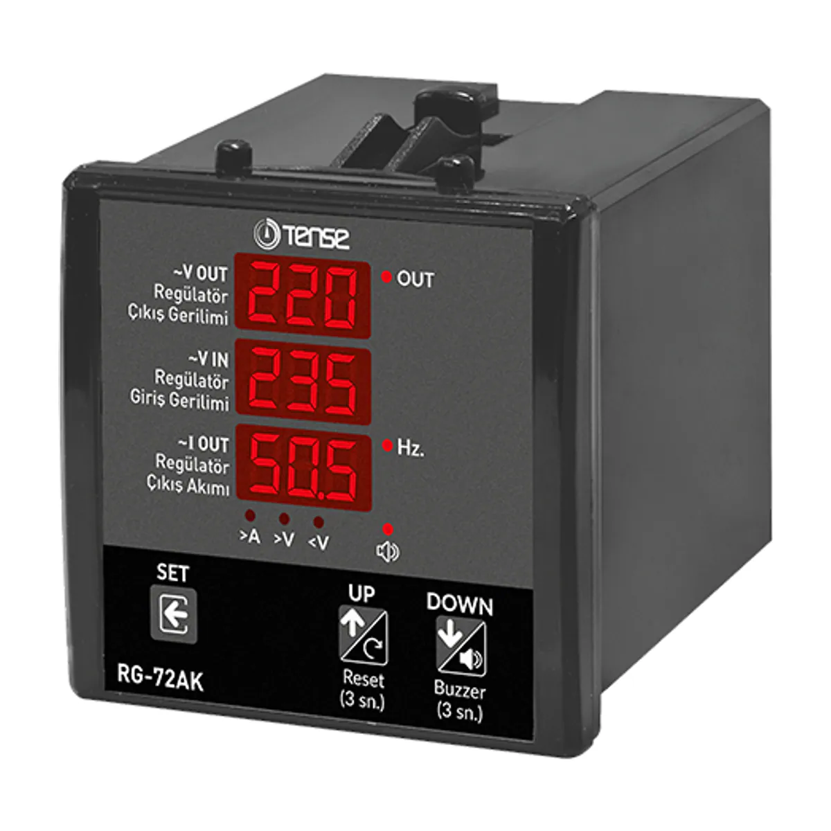 Tense RG-72AK Digital Voltmeter, 72 x 72 mm