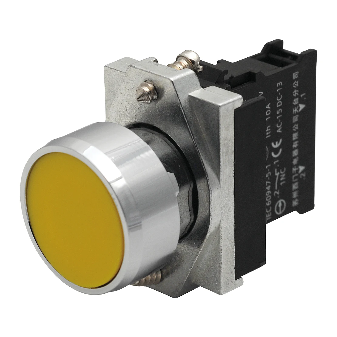 Siemens 3SB6160-0AB30-1BA0 Control Push Button Yellow 1NO