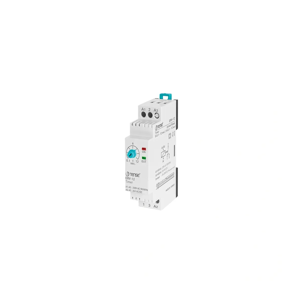 Tense ERV-12 Timer Relay 0.1-12 s