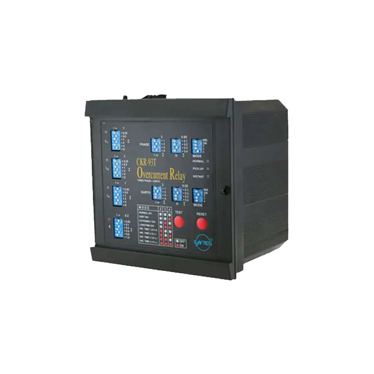 Entes CKR-93T Overcurrent Secondary Protection Relay, 3 Phase + 1 Ground, 85-265VAC/DC
