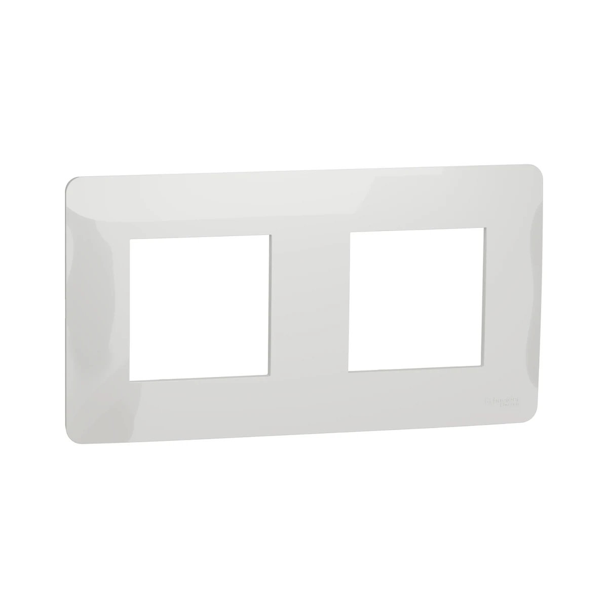 Schneider Electric NU200418 Yeni Unica, Studio 2-Gang Frame, White