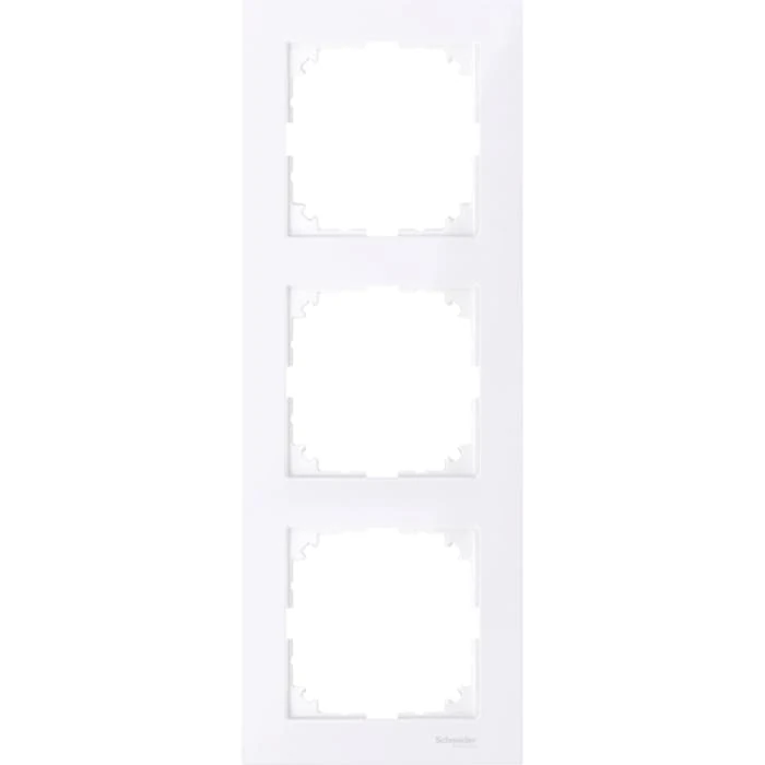Schneider Electric MTN4030-3625 M-Pure üçlü çerçeve Aktif Beyaz