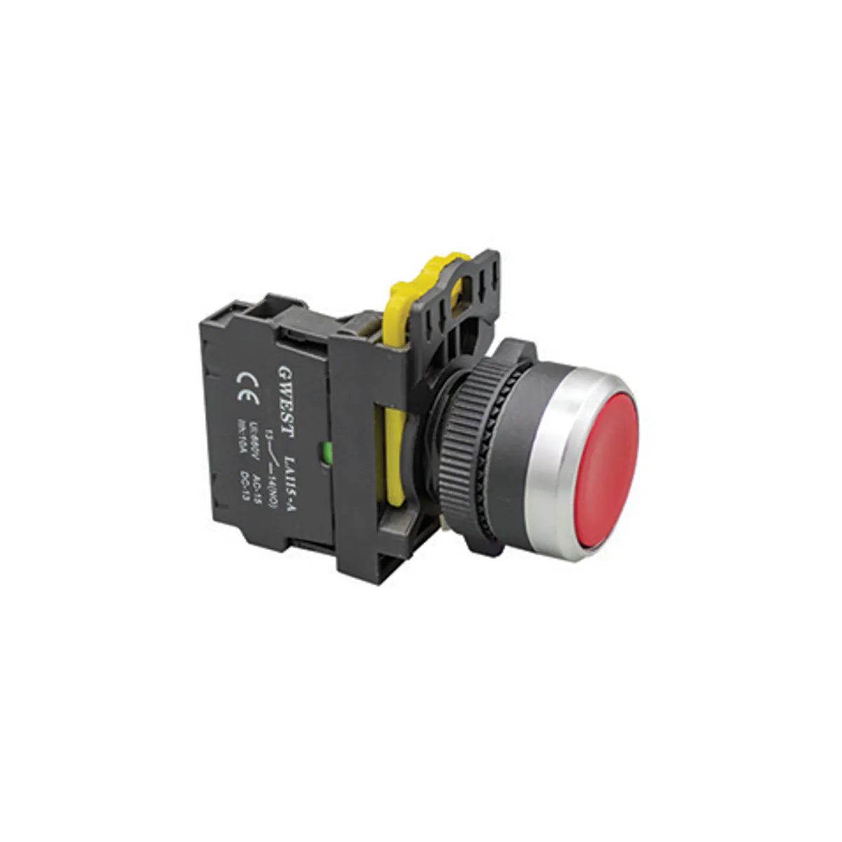 Gwest A5 - 01 Spring-Return Push Button — Red, 1NC