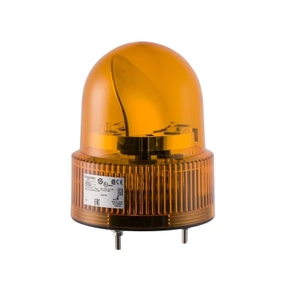 Schneider Electric XVR12B05 Rotating beacon, orange, LED, 24V AC/DC