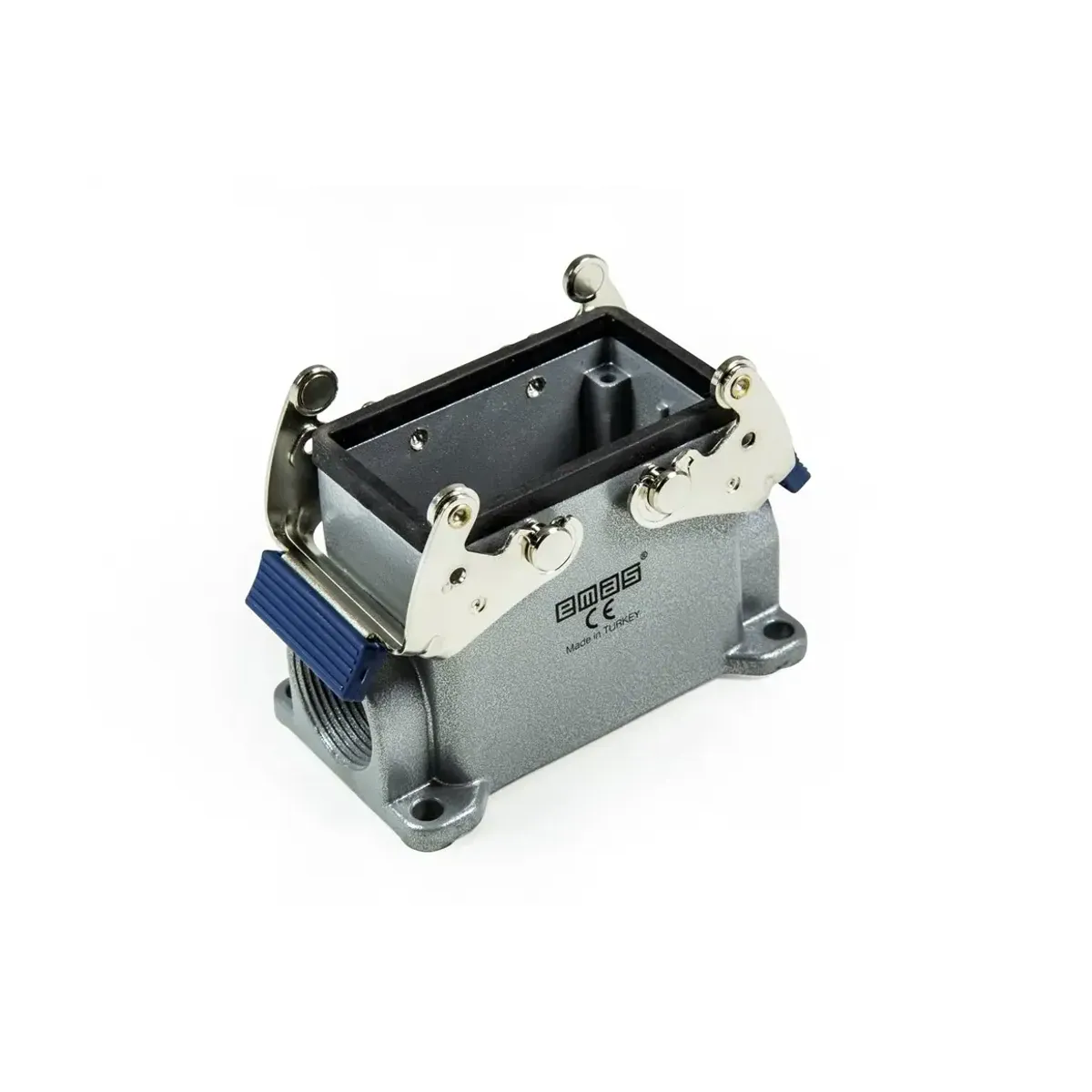 Emas Metal 10 Contact Wall-Mount Type Empty Housing Dual Side Entry 2 Metal Latched Multi-Contact EBM10GD27