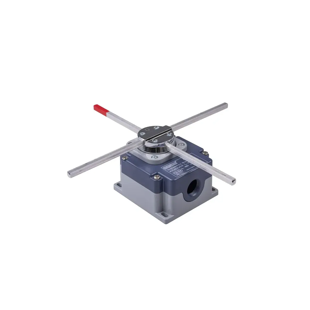 Emas CSM Series 360° 2 Forward- 2 Reverse 200mm Lever Cross Limit Switch CSM04