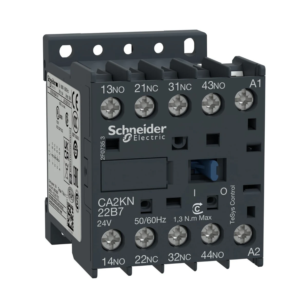 Schneider Electric CA2KN22B7 TeSys K Yardımcı Kontaktör 24VAC 2NA2NK