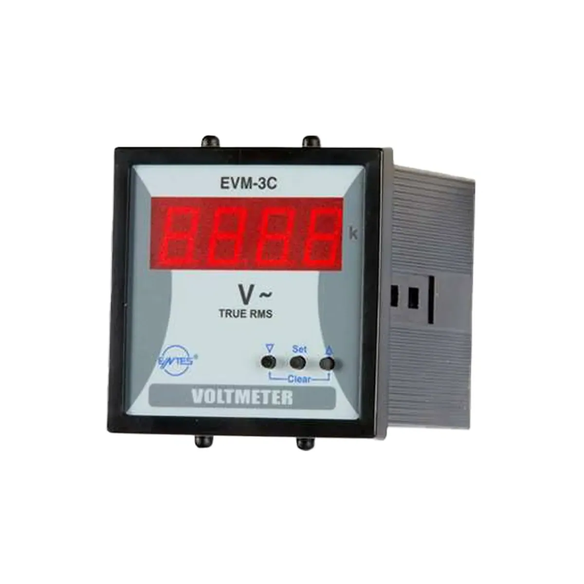 Entes EVM-3C-72 Single-Phase Digital Voltmeter, 110-230VAC, 72x72