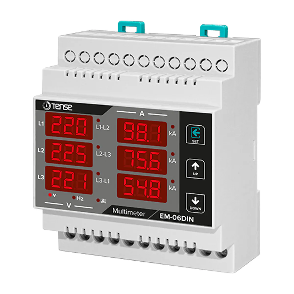 Tense EM-06DIN Multimeter, DIN rail