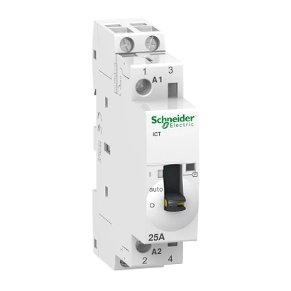 Schneider Electric A9C21732 iCT Silent Contactors, 25A 2NO 230-240 VAC MANUAL