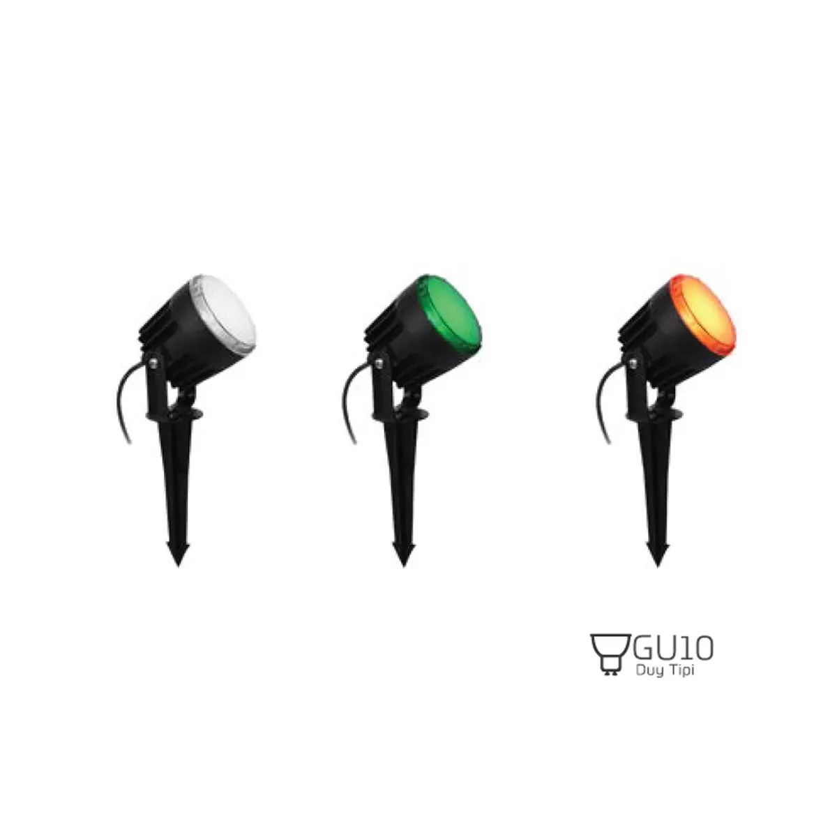 Leylak Model Clear Wall Sconce - Two-Way Garden Luminaire