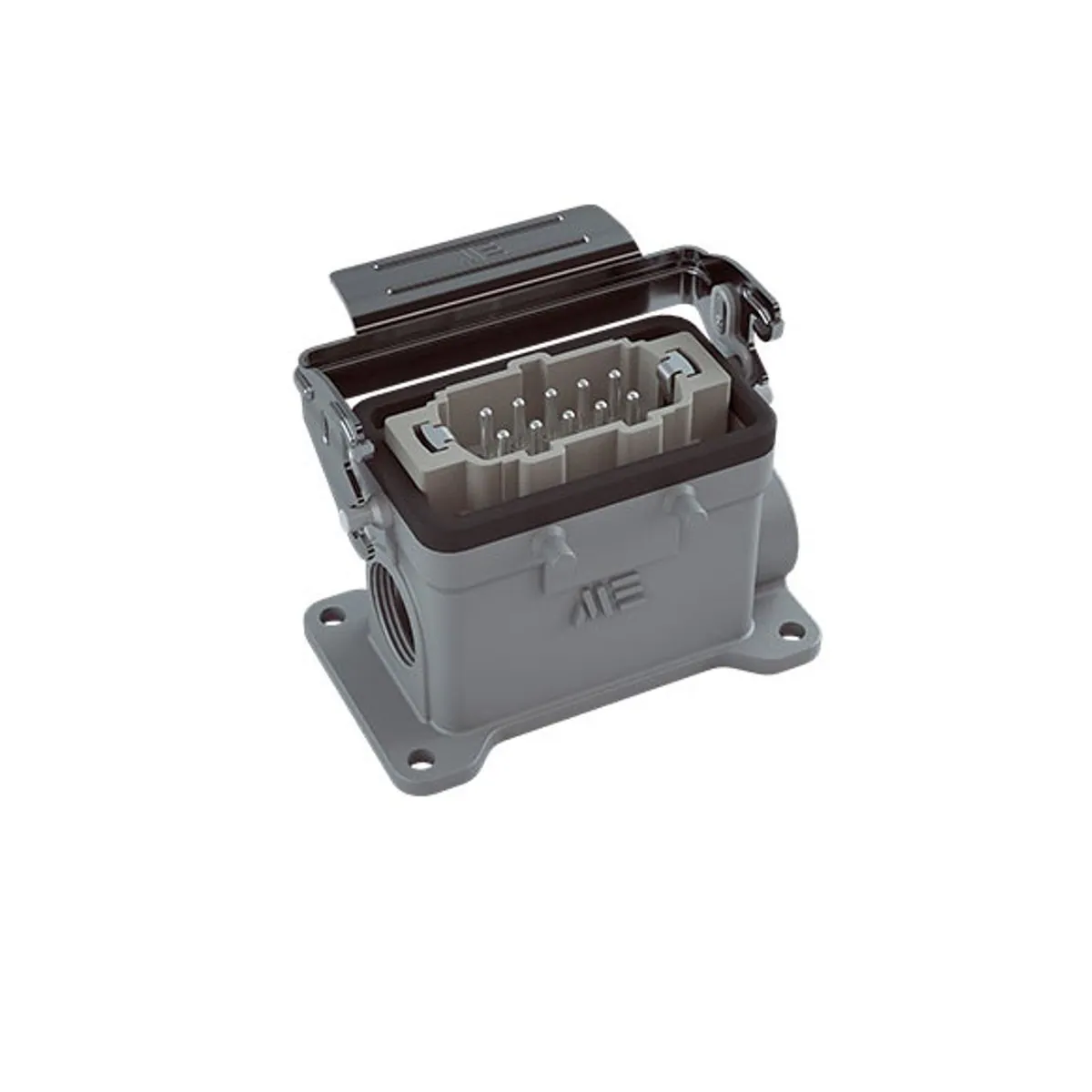 Mete Enerji 403511S 10x16A Duvar Fişi Çift Girişli Tek Metal Mandallı