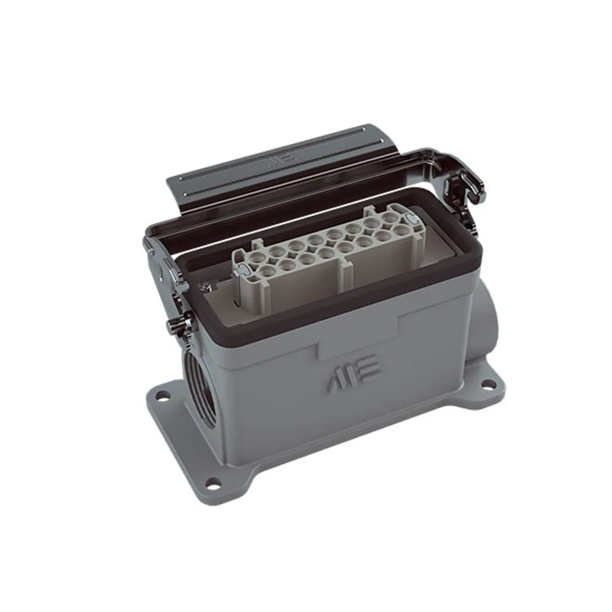 Mete Enerji 403530S 16x16A Wall Socket Dual Entry Single Metal Latch