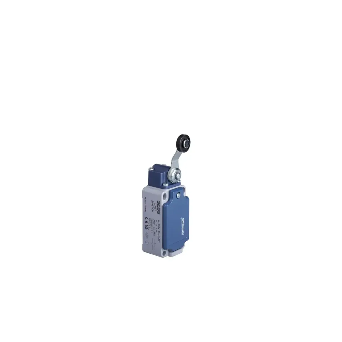 Emas L52 Metal Gövde 18 mm Plastik Ayarlanabilir Kollu Makara Ani Hareketli 1NO+1NC Sınır Şalter L52K13MEP125